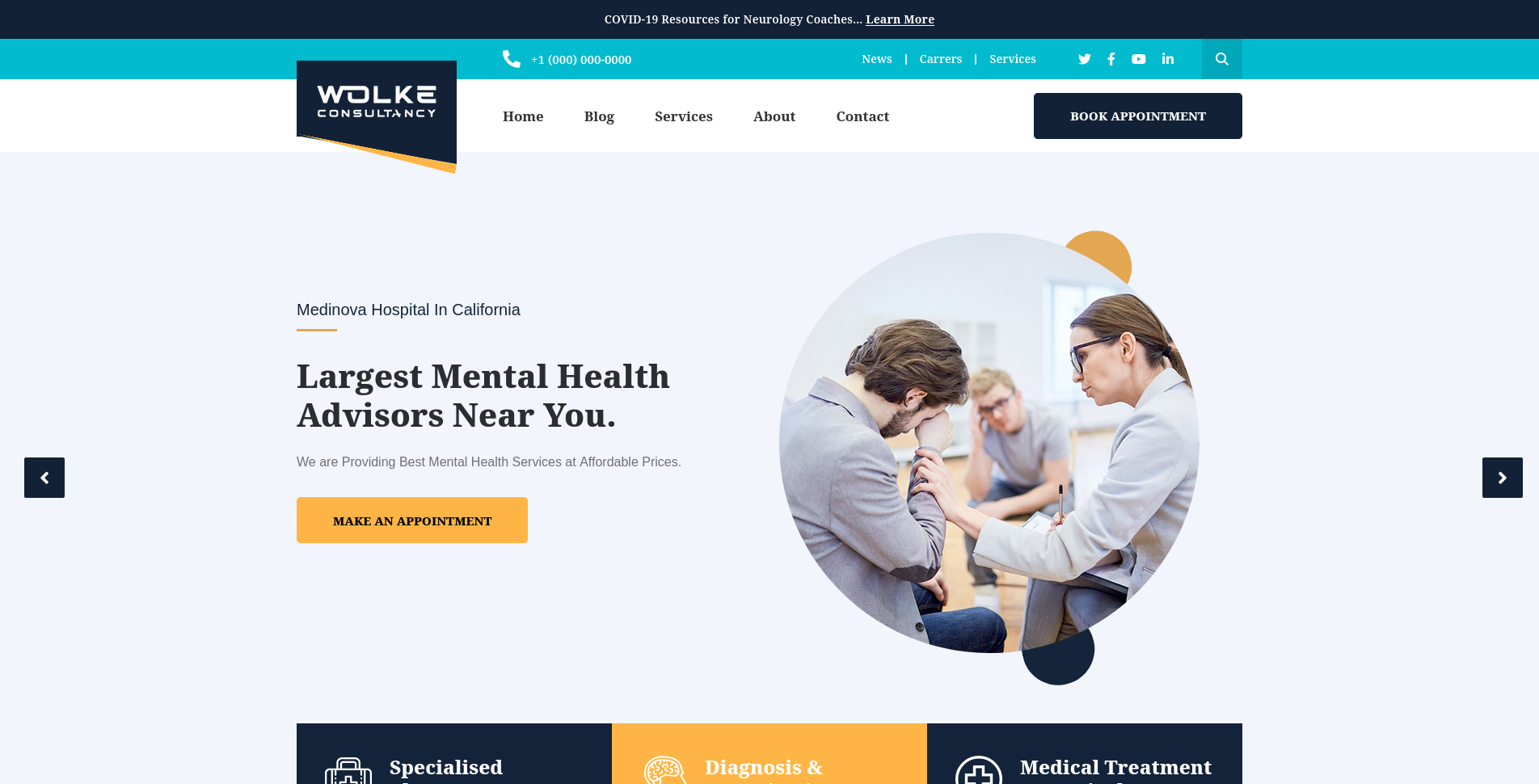 Established practice website